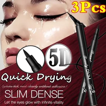 

3Pcs/Set Liquid Eyeliner Eye Liner Pen Pencil Makeup Cosmetic Tool 3Seconds Dry Black Eyeliner Beauty Tools