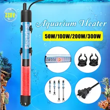 220 В 50 Вт/100 Вт/200 Вт/300 Вт мини погружной аквариумный нагреватель с регулируемой температурой аквариумный водонагреватель для аквариума