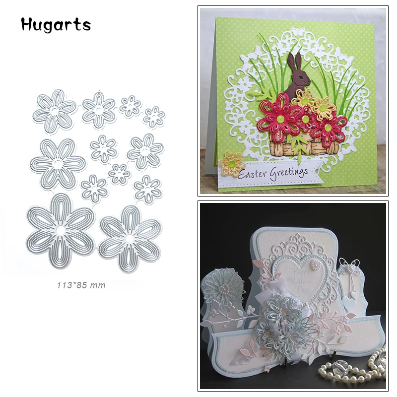 

3D Flower Cutting Dies Metal Craft Dies for Scrapbooking Paper Card Making Photo Album Decoration