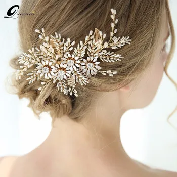 

Luxury Handmade Bridal Hair Accessories Jewellry Wedding Hairpins Vintage Style Women Hair Ornaments Retro Jewelry For Women