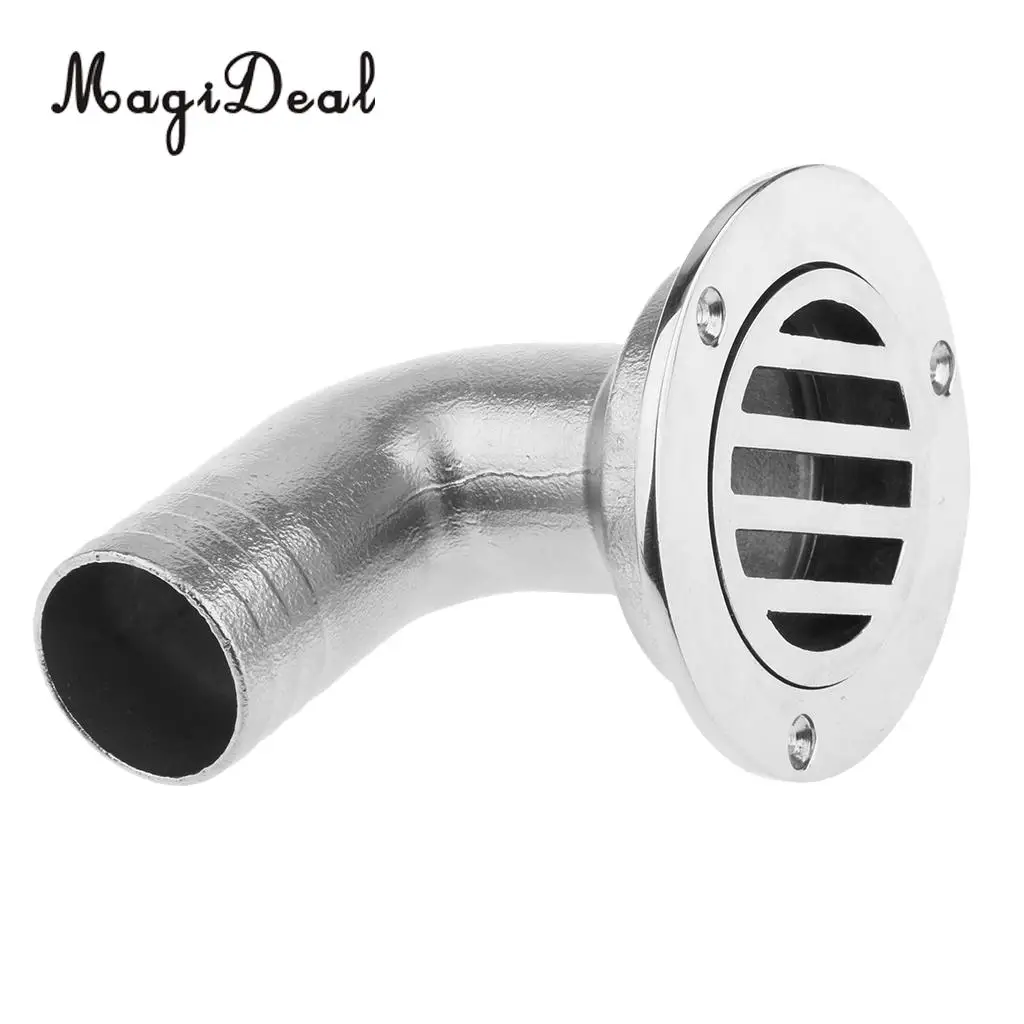 

MagiDeal Durable 38MM Marine Boat Deck Drain 90 Degree Heavy Duty Stainless Steel Hardware for Kayak Canoe Yacht Sailboat