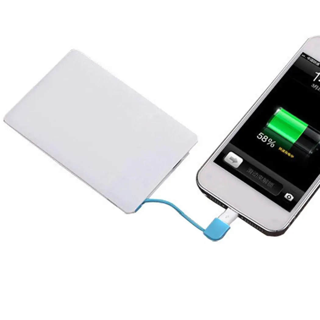

Portable Charge 3000mah Powerbank 5V 1A Ultra Thin Power Bank Backup External Battery For Xiaomi Iphone Poverbank Batterise