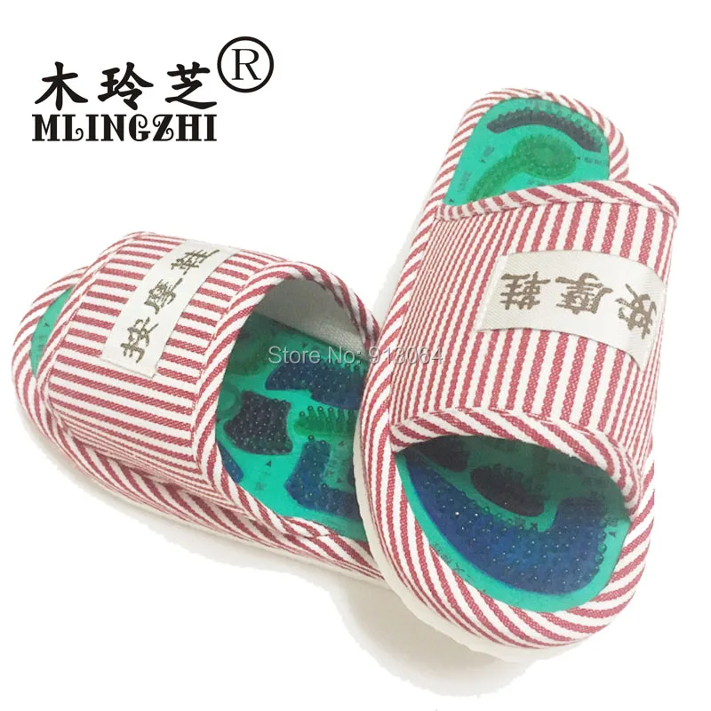 

Foot Massage Slippers Health Shoe Reflexology Magnetic Sandals Acupuncture Healthy Feet Care Massager Magnet Shoes