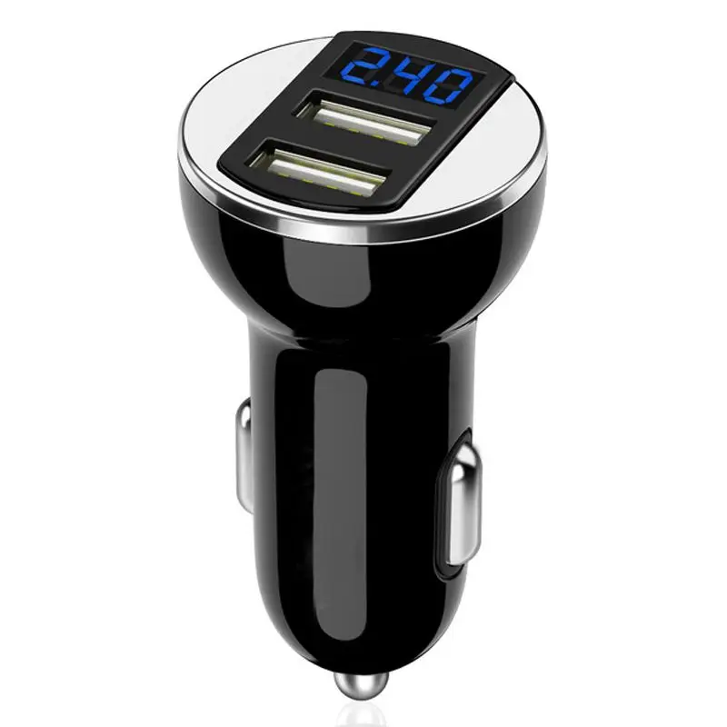 Dual USB Phone Car Charger For Xiaomi 5V/2.4A Car-Charger For iPhone X 7 Phone Charging in Car Adapter Universal Charger