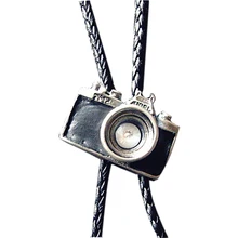 Новые поступления Vivid 3D камера Боло Галстуки Новинка для мужчин Повседневная футболка средства ухода за кожей шеи галстуки высокого качества Ретро стиль