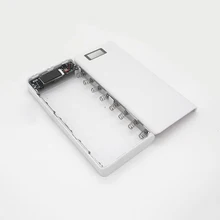 Bakeey DIY 8x18650 2A 2 Порты usb ЖК дисплей 20000mA батарея случае мощность со светодиодный подсветкой Bank Box для iPhone X XS XR Xiaomi