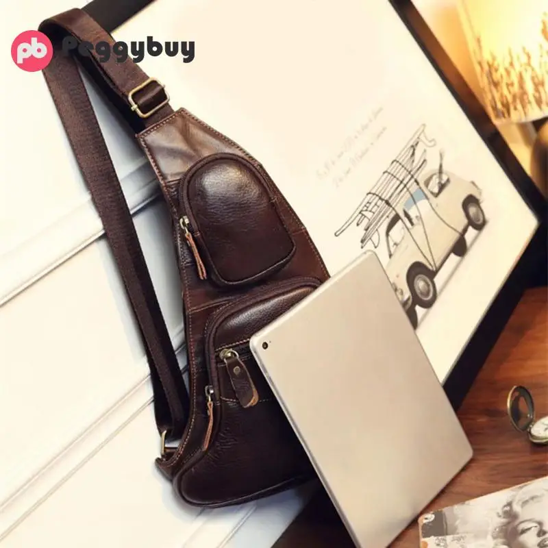 جلد طبيعي الخصر أكياس crossbody أكياس للرجال الكتف حزام أكياس السفر الصدر الهاتف الحقيبة الخصر الصدر حزم Bolsas محفظة جديد