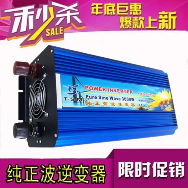 

Dual digital display 3000W Pure Sine Wave Power Inverter DC12V/24V to AC110V/220V 50HZ/60HZ