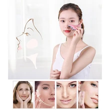 Skin Care Machine Facial Vibrator Electric Micro Current Scraping Board Massager Fever Massage Beauty Instrument Spa