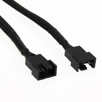 

ALLOYSEED 4pcs 4Pin PWM To 3/4 Dual PWM Computer Case Fan Power Sleeved Adapter Cable for CPU computer case fan