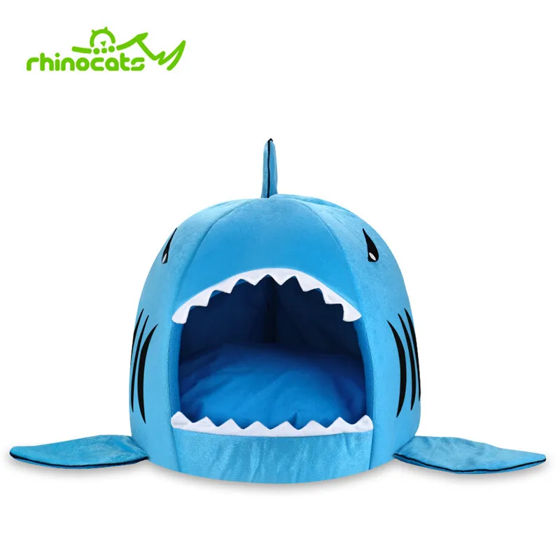 

House for Cats Pet Warm Soft Shark Cat Dog Bed Sleeping Bag Sofa for Chihuahua Small Medium Large Cats Dogs Kitten Puppy Ferret