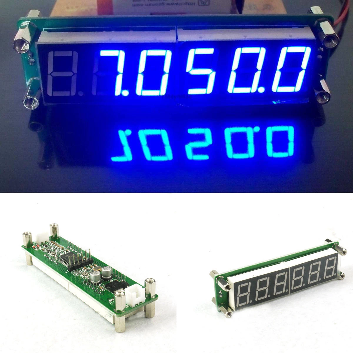 yotijar 2Pc PLJ-6LED-H Red Signal Frequency Counter Cymometer yotijar 2Pc PLJ-6LED-H Red Signal Frequency Counter Cymometer
