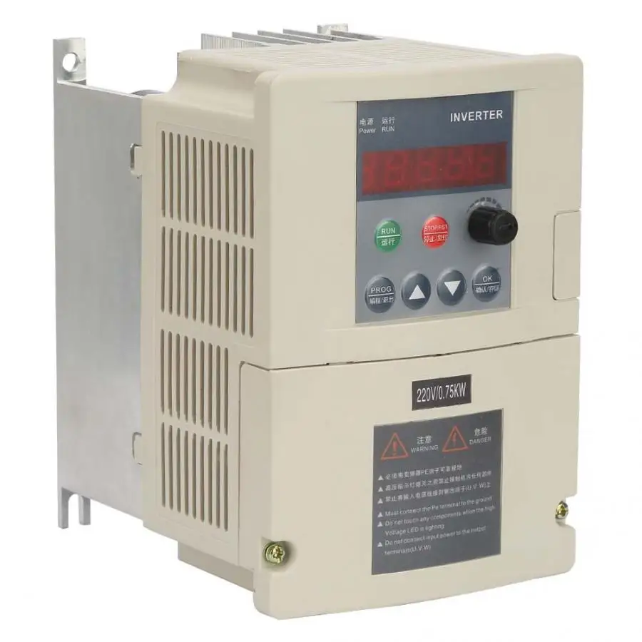

Frequency Inverter 220V 0.75KW Single To Three Phase Variable Frequency Drive Inverter Converter frequency converter