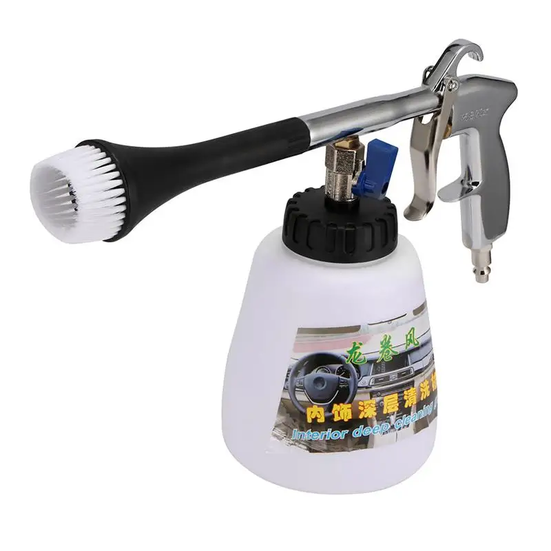 

Car Cleaning Air Spray Gun Tools Set Auto Interior Dry Deep Clean Brush Gun For Cockpit Car Air Opearted Wash Equipment