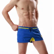 Коллекция года, Мужская одежда для активного отдыха, летние хлопковые шорты-боксеры для мальчиков, спортивные пляжные нейлоновые шорты размера плюс, королевский синий, желтый, белый цвет