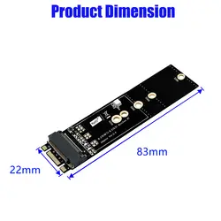 M.2 NGFF SSD ключ к ключевым B + M ключ M адаптер карт модуля до 2,5 дюйма SATA конвертер для 2230/2242/2260/2280 Настольный ПК