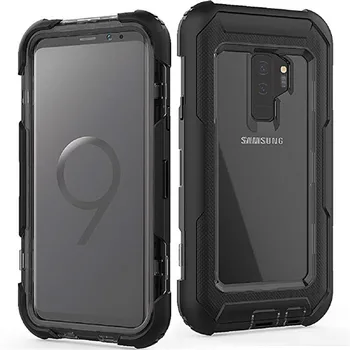 

3 in 1 Phone Case For Samsung Galaxy S9 Plus Cover Hard Protective Shockproof Belt Clip Running Sport Cover For Samsung S9 Case