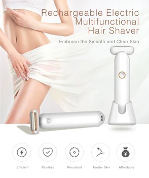 

Rechargeable Epilator Washable Body Electric Multifunctional Shaver Leg Hair Removal Epilator