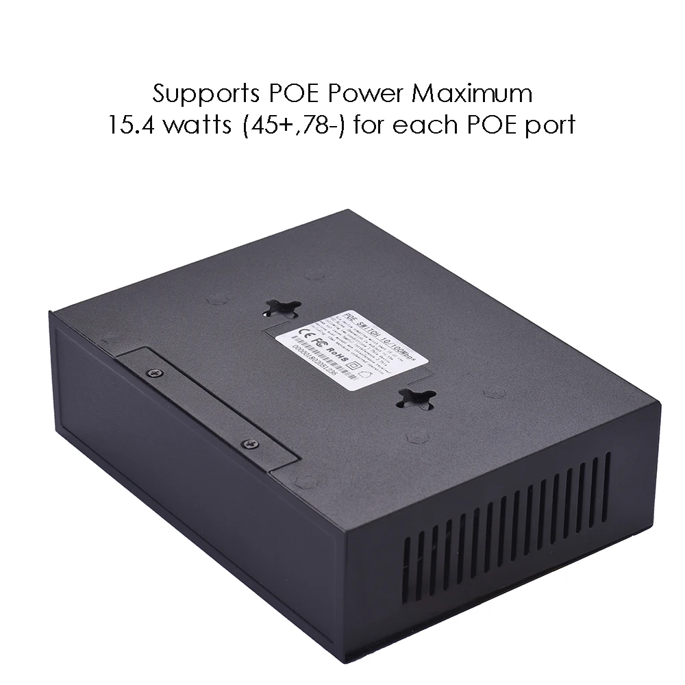 Сетевой коммутатор NF1006 4 порта Ethernet порт Uplink 1 6 Гбит/с IEEE 802.3at Power Over 100 Мбит/с