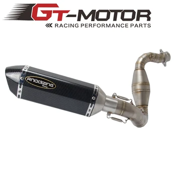 

Motorcycle Exhaust Link Pipe Contact Middle Pipe Slip On For G310R G310GS G 310R G 310GS 2016 2017 2018