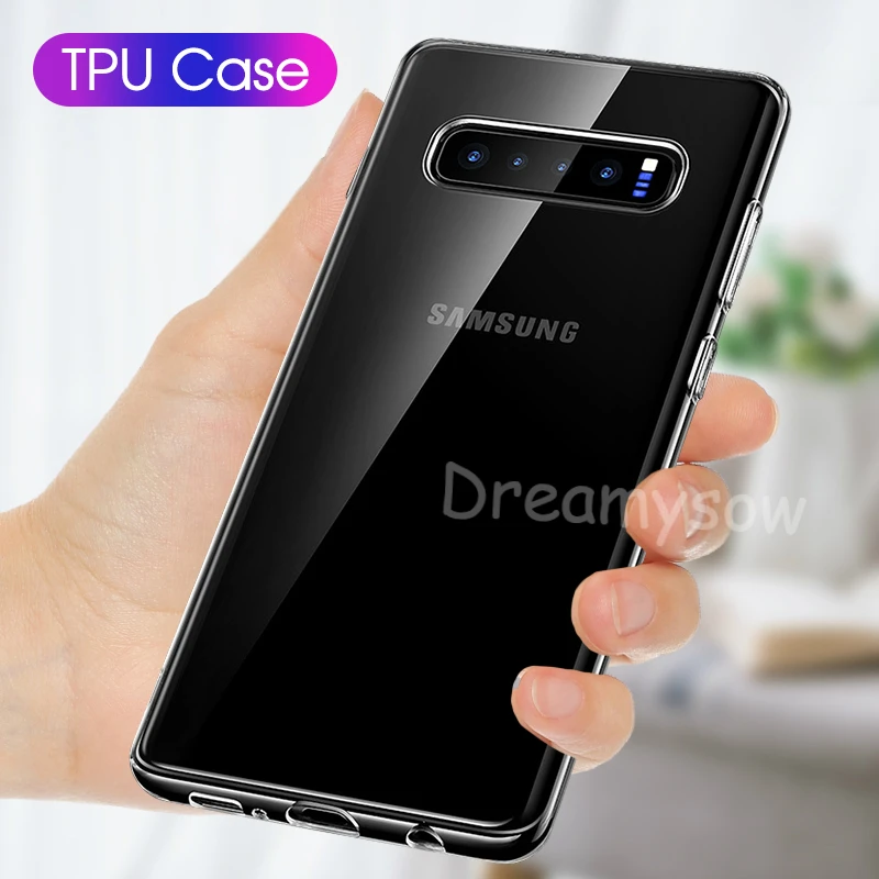 

For Samsung A50 Transparent Silicone TPU Phone Cases For Samsung Galaxy S10 S8 S9 A30 A40 A70 A20 A10 A7 A8 A6 Plus 2018 Cover