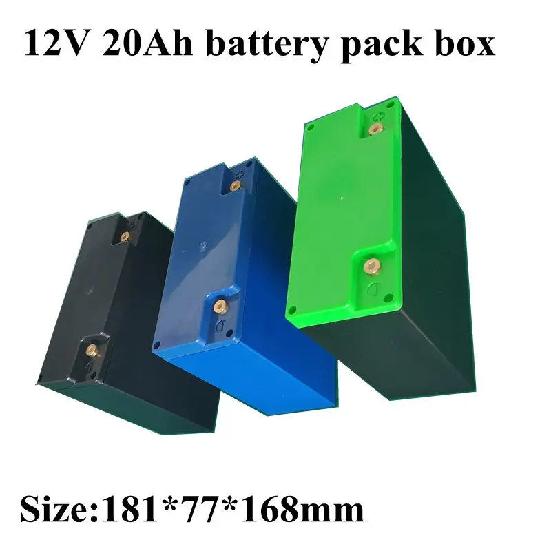 

12V 20Ah Battery Pack Box Empty Box for 12v 24v 10ah 20ah 40ah Battery Pack with Copper Terminal Empty Battery Box