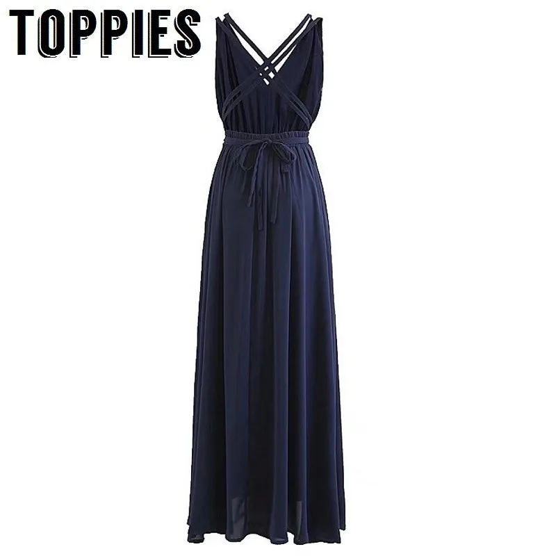 

2019 Sexy Bandage Camisole Dress Solid Color Backless Summer V Neck Party Dress Women vestidos de fiesta de noche
