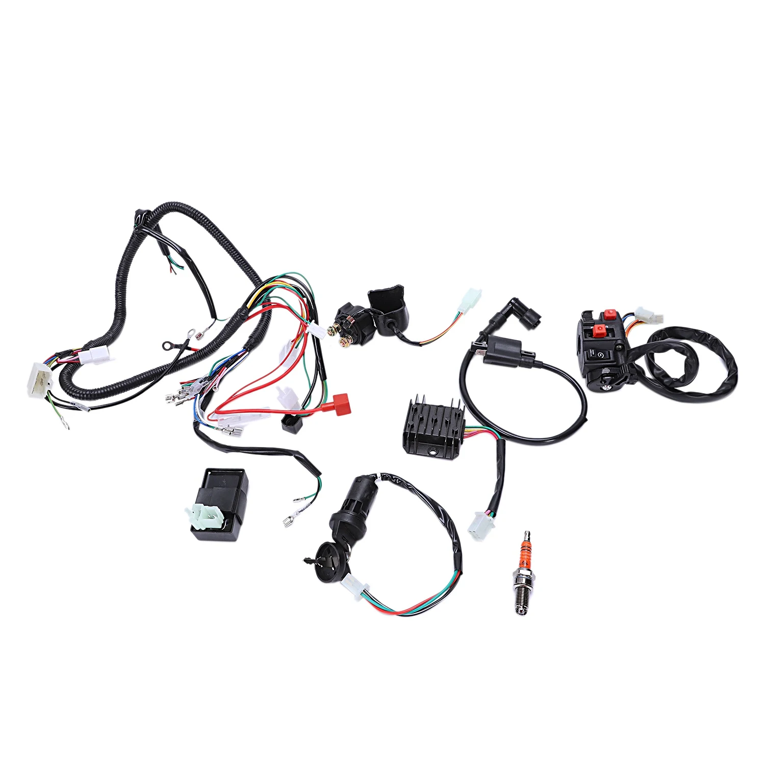 

Atv 150Cc 200Cc 250Cc Ignition Coil Harness Switch Assembly For Atv Buggy