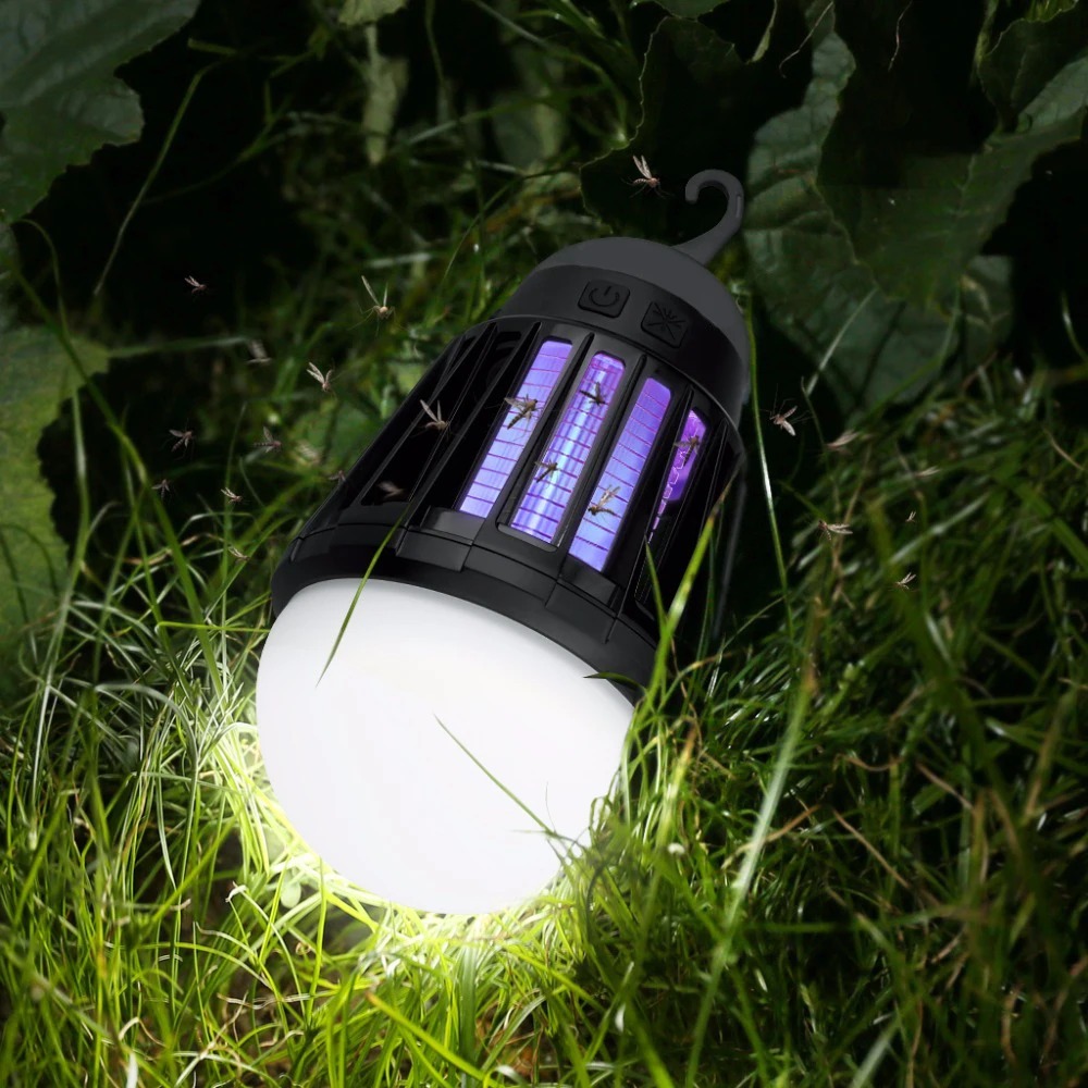 Ловушка для комаров, портативная электроника, Отпугиватель комаров, многоцелевой Отпугиватель вредителей, походный светильник, лампочка, USB зарядка, садовый светодиодный светильник для дома