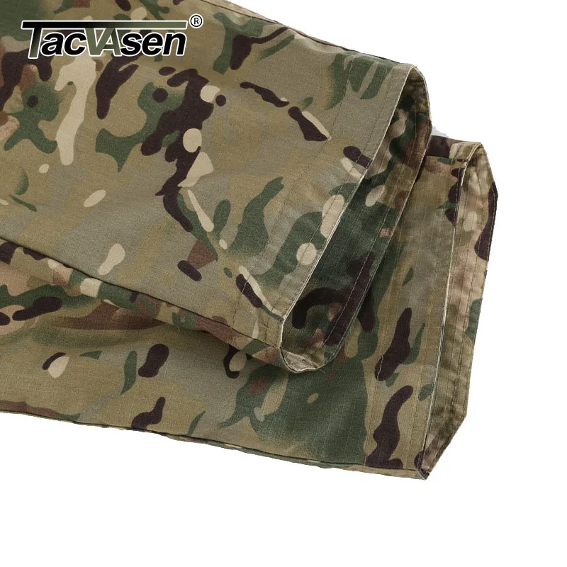 TACVASEN мужские тактические брюки карго, летние камуфляжные Легкие военные армейские брюки, Пейнтбольная Боевая форма, брюки TD-YWWS-013