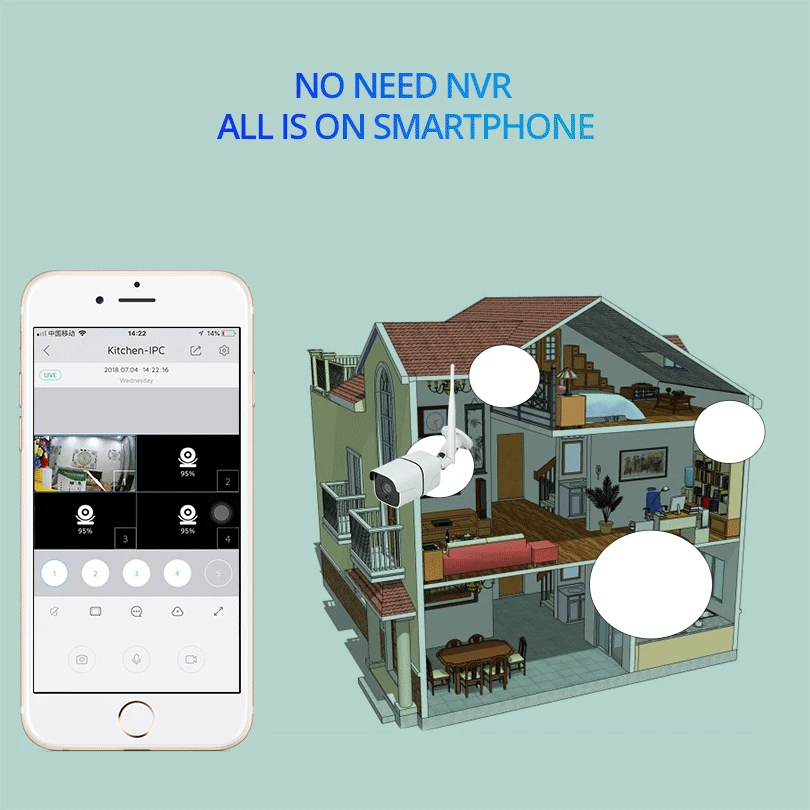 Wetrans CCTV Wi Fi камера IP 1080P Full HD безопасности мини беспроводной умный дом облако