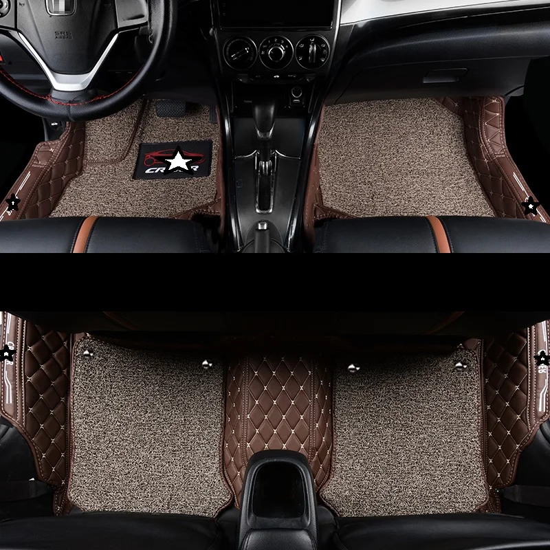 

Accessory Automobile Parts Automovil Accessories Decoration Styling Decorative Mouldings Carpet Car Floor Mats FOR Honda Crider
