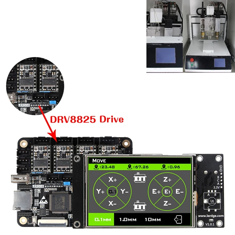 

New ARM 32Bit Mainboard Control Controller w/ 3.5" Touch Screen For 3D Printer