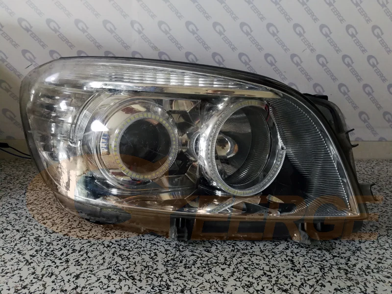  For Toyota Rav4 2006 2007 2008 projector headlight Excellent Ultra bright smd led Angel Eyes kit DR - 32975097821