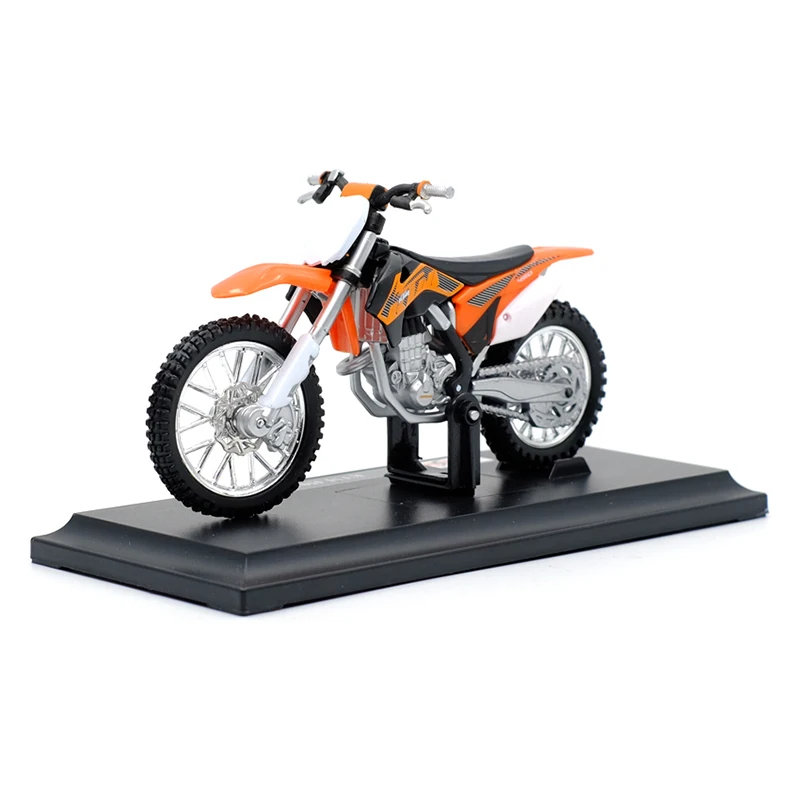 Модель мотоцикла MAISTO 1:18 KT & M 450SX F литая под давлением реальная короткопоглощающая