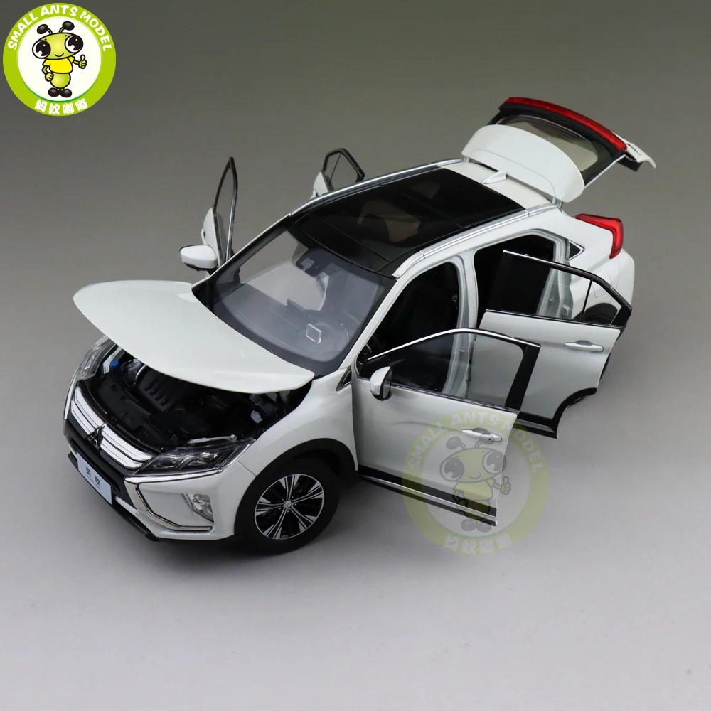 1/18 Mitsubishi ECLIPSE CROSS SUV литая модель металлический Автомобиль SUV модель игрушки для детей подарок для мальчиков и девочек Коллекция белый