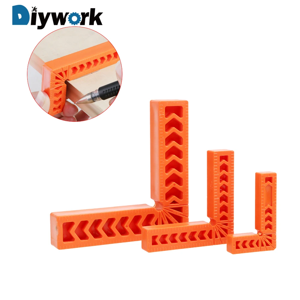 Прямоугольная линейка DIYWORK 3 4 6 дюймов столярная с прямым углом угловой локатор