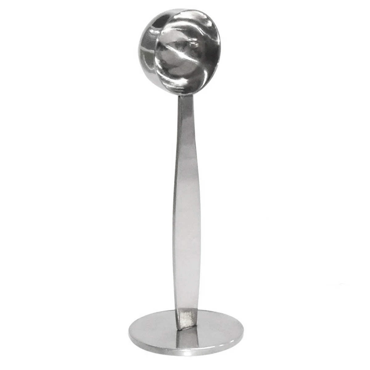 

Hot Espresso Stand Coffee Measure Tamper Spoon Stainless Steel Coffee & Tea Tools Measuring Tamping Scoop 1 Pieces Silver
