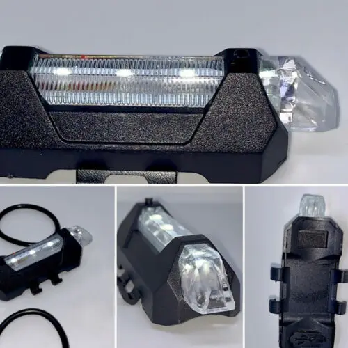 Горячая Водонепроницаемый 5 светодиодный лампа велосипед передний головной свет Перезаряжаемые свет