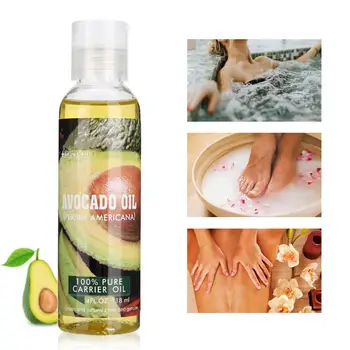 

118ML Natural Plant Extract Avocado Body Base Oil Aromatherapy Essential Oil Skin Care Massage Relaxation v