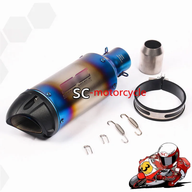 51mm entrada 320mm moto rcycle silenciador de escape de 250cc 350cc 600cc escapar moto tubo nmax tmax530 msx125 gsr 600 51mm entrada 320mm moto rcycle silenciador de escape de 250cc 350cc 600cc escapar moto tubo nmax tmax530 msx125 gsr 600