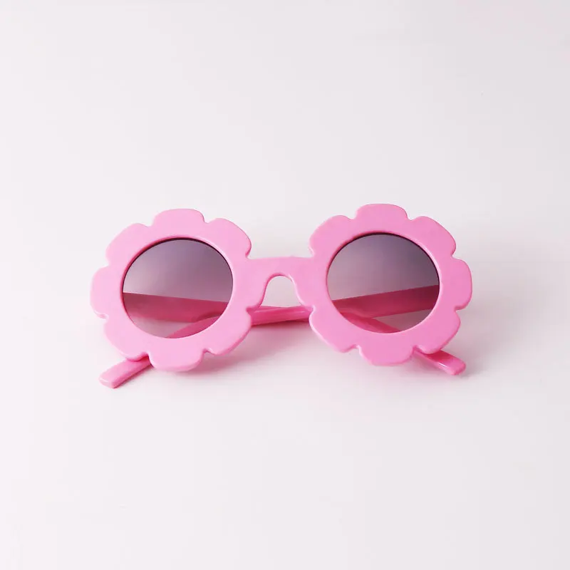 Sun Flower Round Cute Kids Child Sunglasses UV400 for Boy Girls toddler Lovely Baby Sun Glasses Children Oculos de sol N554