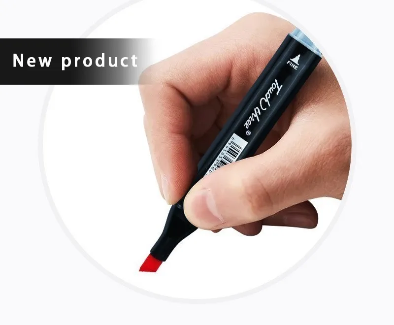 

Hot Sale art supplies Mark pen set student hand-painted color painting oily pen comic design 36 color