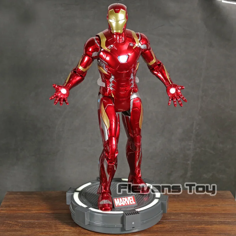 

Marvel Captian America Civil War Iron Man 14" PVC Action Figure Collectible Model Toy with LED Light