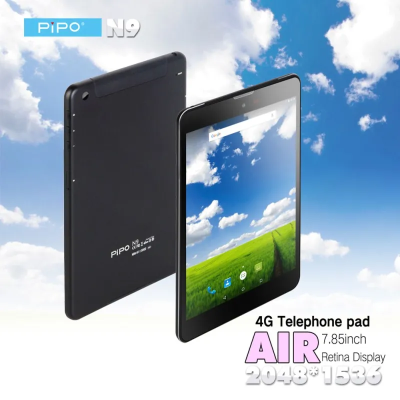 

PIPO N9 4G Phablet 7.85 Inch Android 5.1 MTK8752 Octa Core 1.7GHz 3GB RAM 32GB ROM 5.0MP Rear Camera Phone Call Tablets PC