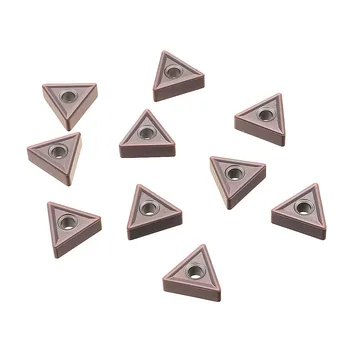 

DANIU 10pcs TNMG160408 MS CVD Carbide Insert Turning Tool Insert Thickness 4.5mm for DTGNR/L PTFBR/L
