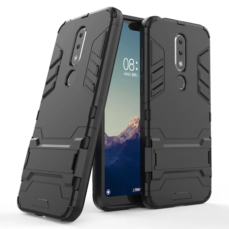 Чехол-подставка для Nokia 5 6 2018 7 8 9 X 2 1 роскошное кольцо броня противоударный чехол
