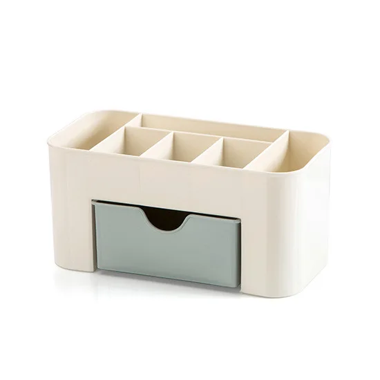 Plastic Cosmetic Storage Box Multifunction Desktop Storage Boxes Drawer Makeup Organizers Stationery Storage Organizer