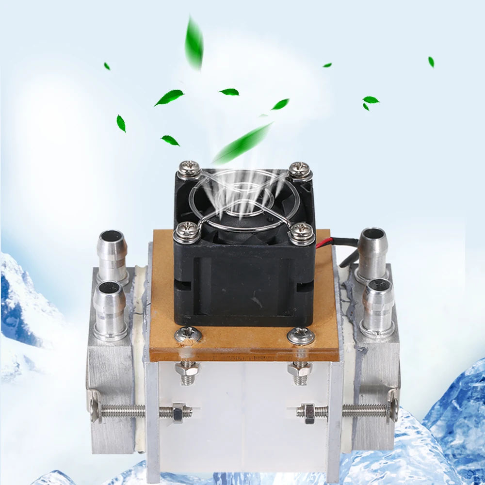 

DIY 12V TEC Electronic Peltier Semiconductor Thermoelectric Cooler Refrigerator Water-cooling Air Movement Cooling System