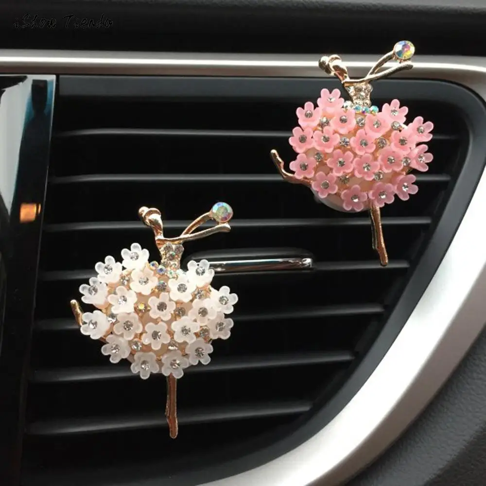 CarStyling Ballet Girl Air Outlet духи клип авто аксессуары освежитель воздуха Твердый бальзам
